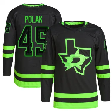 Authentic Roman Polak Black Dallas Stars Alternate Primegreen Pro Jersey - Men's